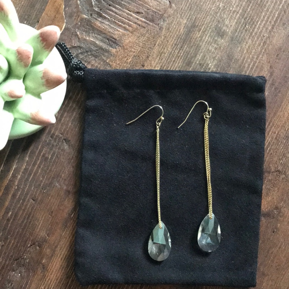 Express, Clear Gemstone Dangle
